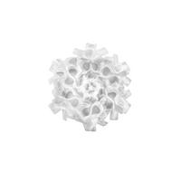 DECKENLEUCHTE CLIZIA 32/15 cm   - Transparent/Weiß, Design, Kunststoff (32/15cm) - Slamp