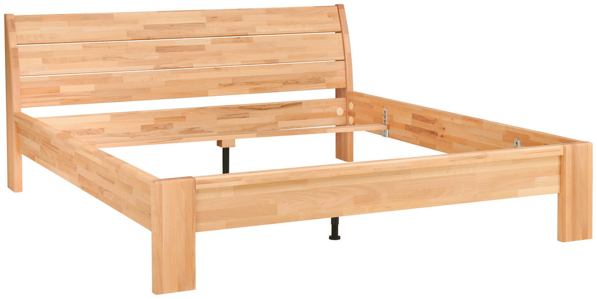 Pat, 180/200 cm, duramen de fag - duramen de fag, Modern, lemn (180/200cm) - MID.YOU