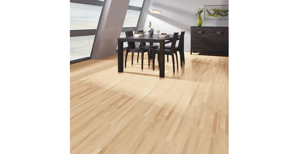 Schiffsboden Bergahorn natur per m² - Ahornfarben, KONVENTIONELL, Holz (220/18,5/1,3cm) - Ambiente