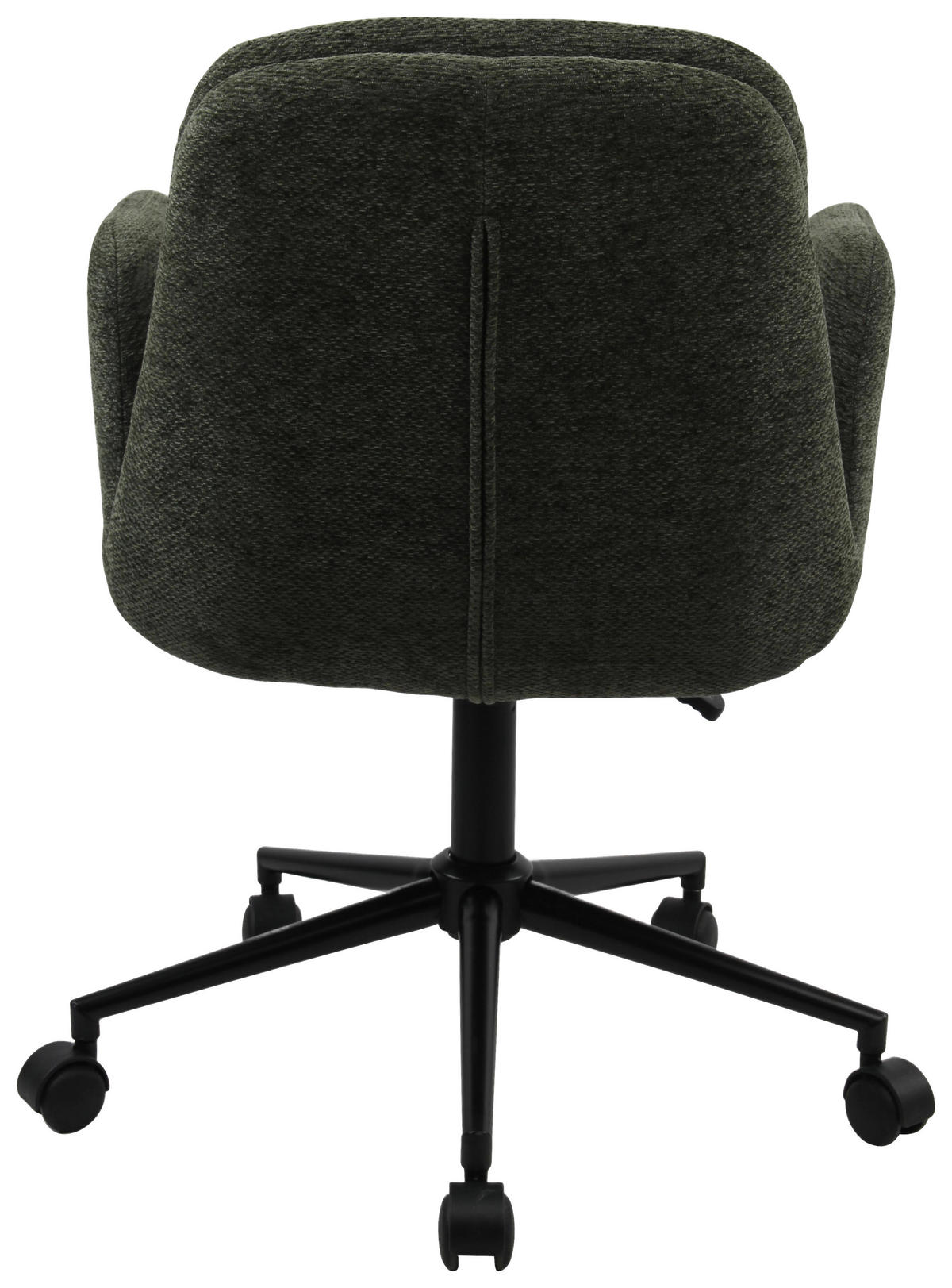 DREHSTUHL  in Webstoff Grün  - Schwarz/Grün, Modern, Kunststoff/Textil (55/85-95/60cm) - MID.YOU