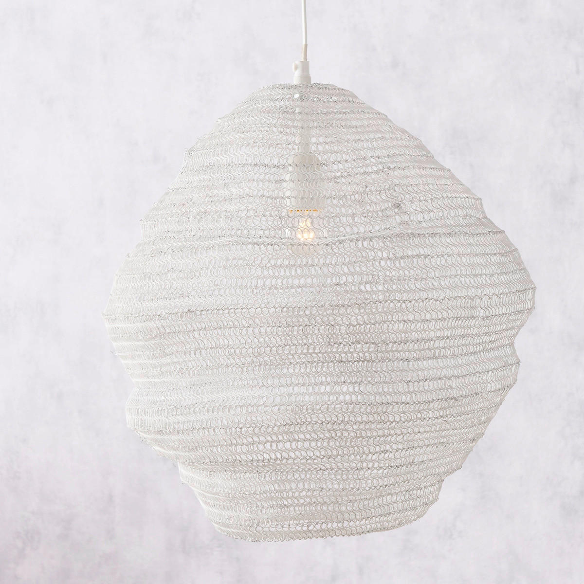 VISEČA SVETILKA  Morina      40/40 cm      E27 - bela, Trendi, kovina (40/40cm)