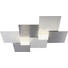 LED-DECKENLEUCHTE - Alufarben, Design, Metall (38,5/33,0/5,2cm)