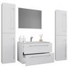 BADEZIMMER  in 147 cm  - Weiß/Grau, MODERN, Keramik/Holzwerkstoff (147cm) - MID.YOU
