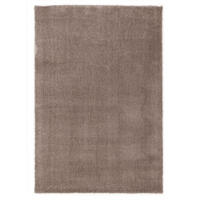 HOCHFLORTEPPICH 65/130 cm Royal Shaggy Hellbraun  - Hellbraun, Basics, Textil (65/130cm) - Novel