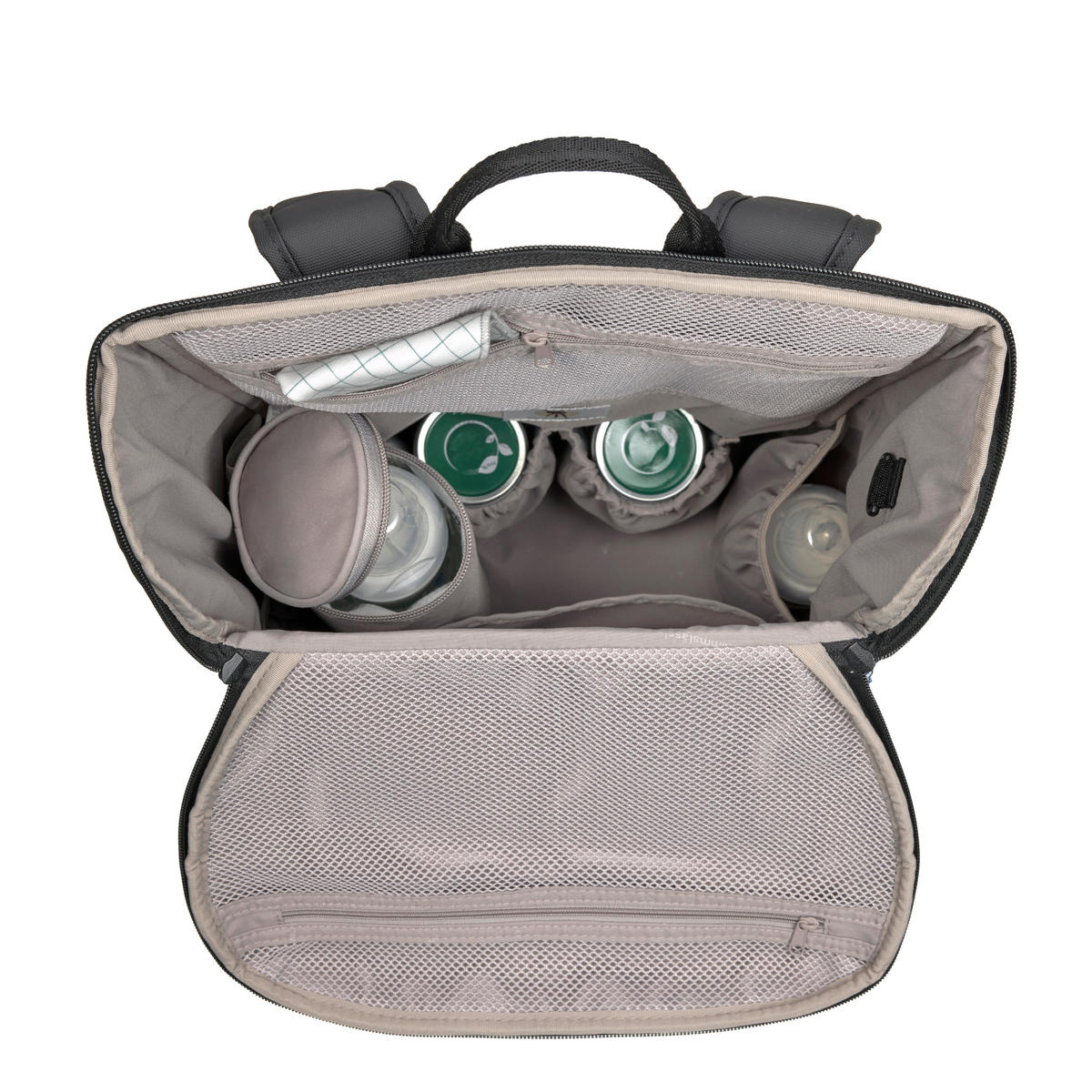 WICKELRUCKSACK Slender Up  - Schwarz, Basics, Textil (34/15/46cm) - Lässig