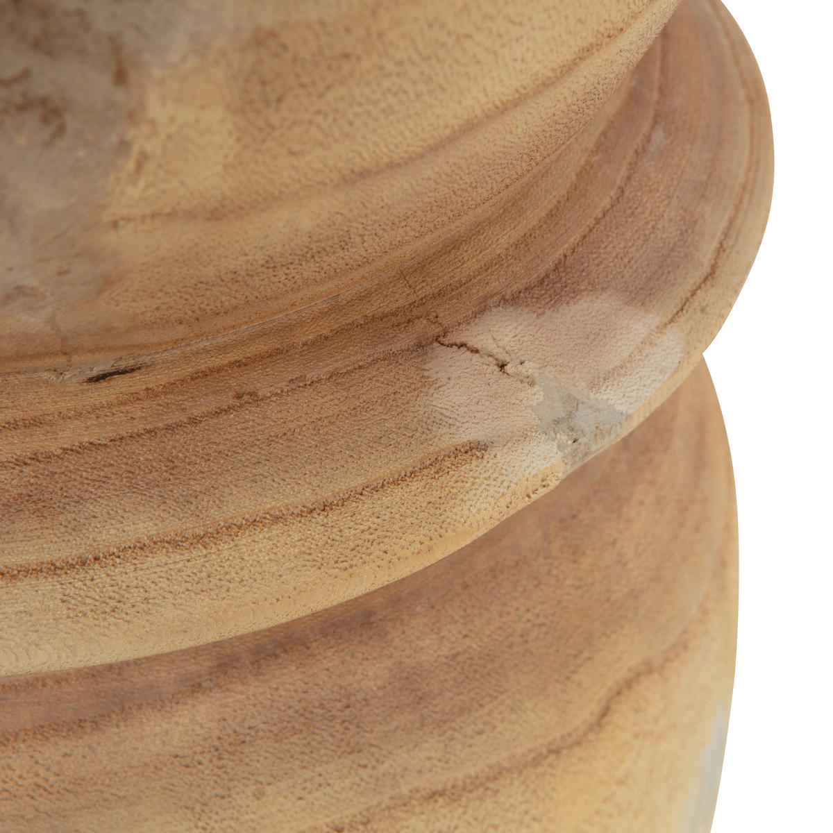 BEISTELLTISCH 28/28/40 cm Bikkel Paulownia Naturfarben rund  - Naturfarben, Design, Holz (28/28/40cm) - Livetastic