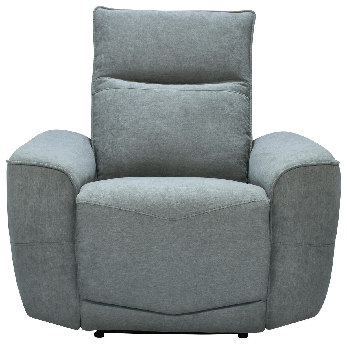 SCAUN DE RELAXARE in metal, textil gri  - negru/gri, Konventionell, metal/textil (100/99/96cm) - Celina Home