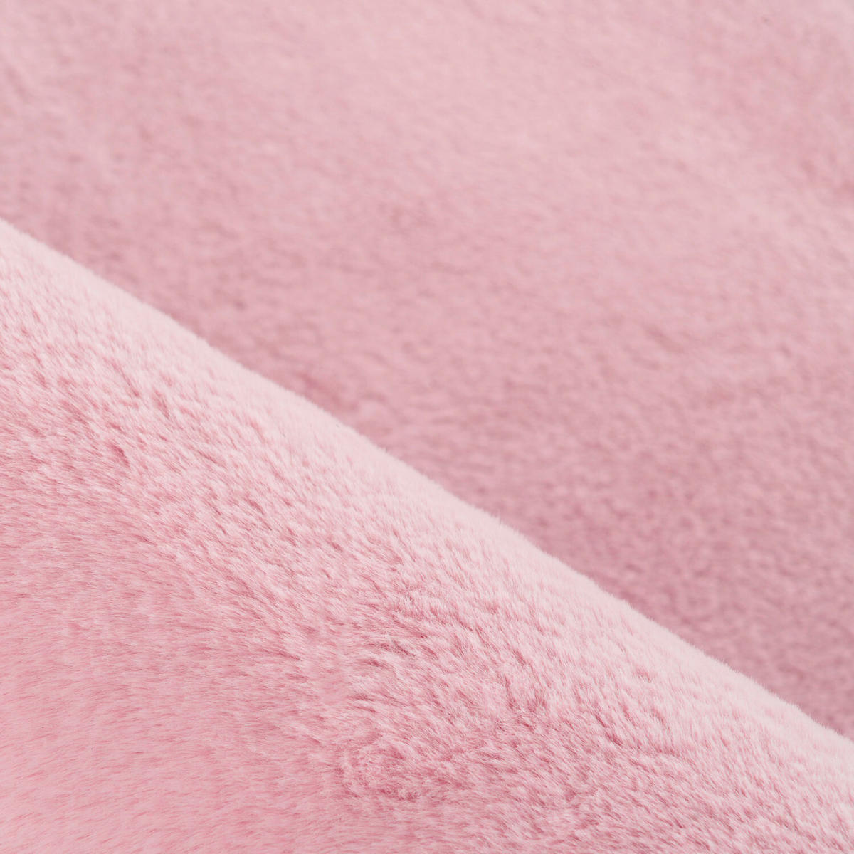 HOCHFLORTEPPICH 60/110 cm Pouffy Rosa  - Rosa, Basics, Textil (60/110cm)