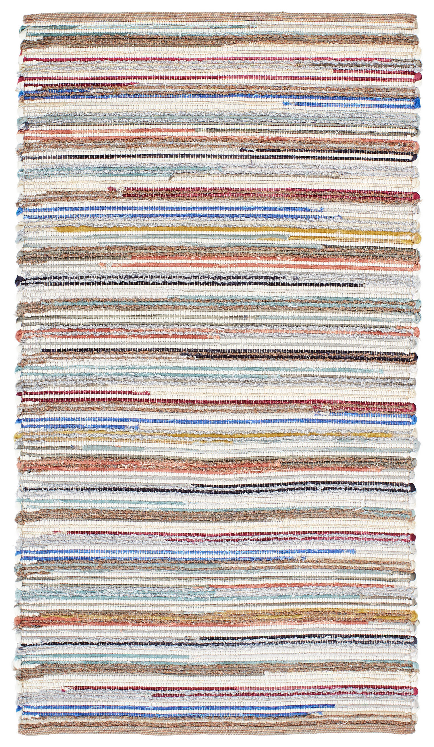 HANDWEBTEPPICH 70/130 cm Brixen Multicolor  - Multicolor, LIFESTYLE, Textil (70/130cm) - Linea Natura