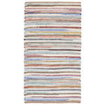 HANDWEBTEPPICH 60/110 cm  - Blau/Rot, Basics, Textil (60/110cm) - Linea Natura