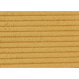 ECKSOFA Gelb Cord  - Gelb/Schwarz, KONVENTIONELL, Kunststoff/Textil (318/197cm) - Hom`in
