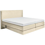 BOXSPRINGBETT 160/200 cm  in Beige  - Beige, KONVENTIONELL, Holz/Textil (160/200cm) - Dieter Knoll