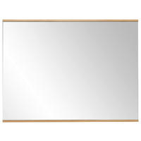 STENSKO OGLEDALO, 82/61/1,5 cm steklo  - barve hrasta, Design, steklo/les (82/61/1,5cm) - Dieter Knoll