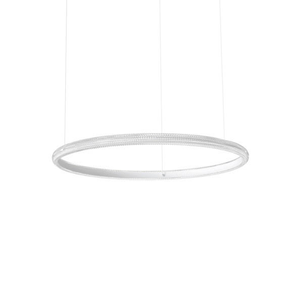 LED-HÄNGELEUCHTE Ideal Lux Miracle 80/222 cm   - Weiß, Design, Metall (80/222cm) - Ideal Lux