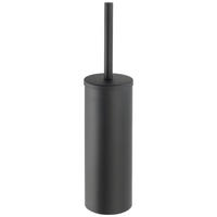 WC-BÜRSTENGARNITUR - Schwarz, Basics, Kunststoff/Metall (9/40,5/13cm) - Wenko
