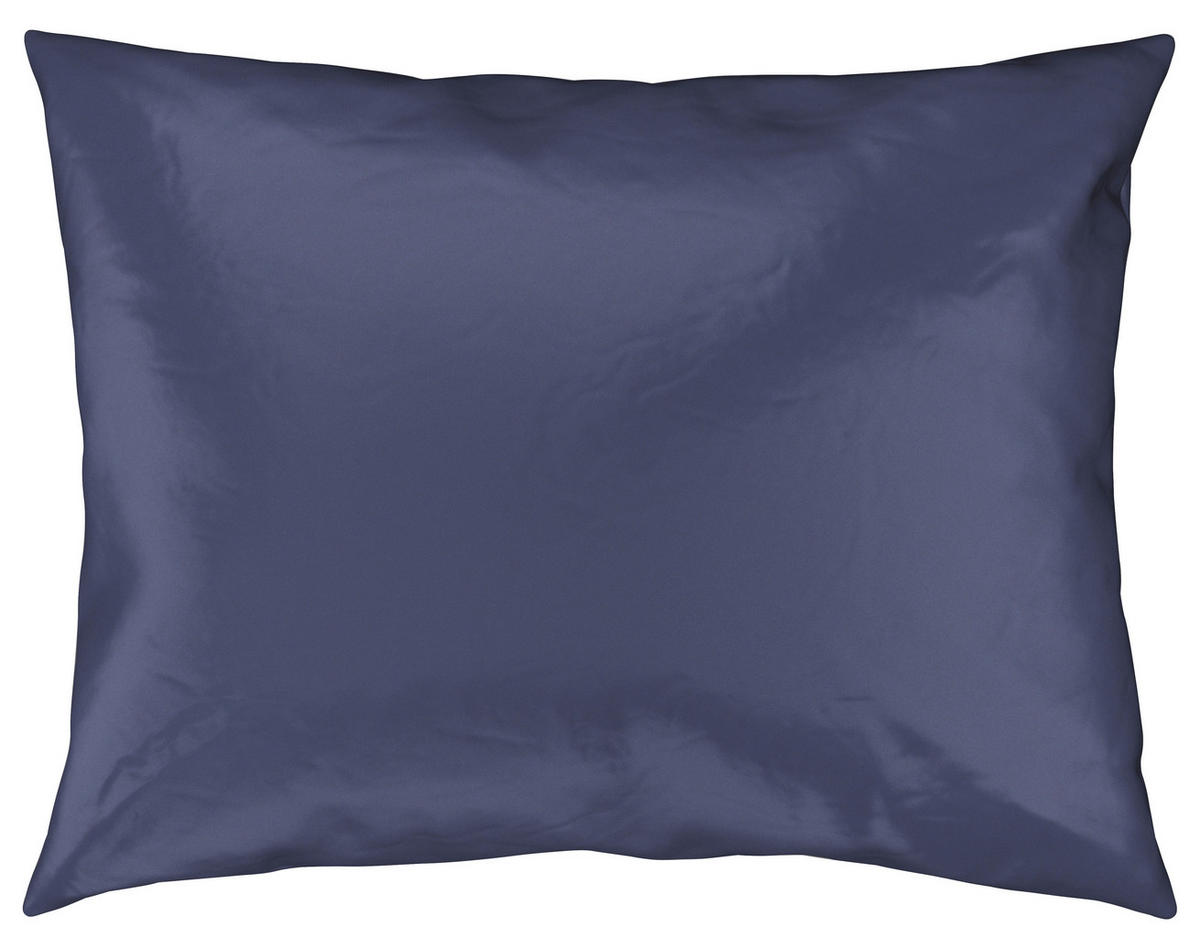 POSTEĽNÁ BIELIZEŇ, satén, modrá, 140/200 cm - modrá, Natur, textil (140/200cm) - Bio:Vio