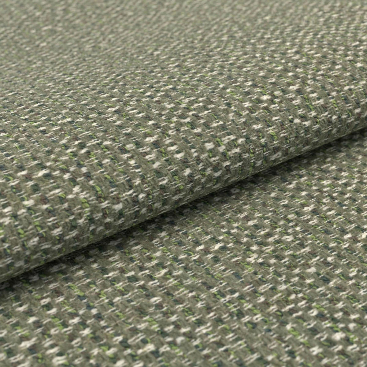 RELAXLIEGE Chenille Grün  - Schwarz/Grün, Design, Textil/Metall (120/54-113/158-198cm) - Pure Home Lifestyle