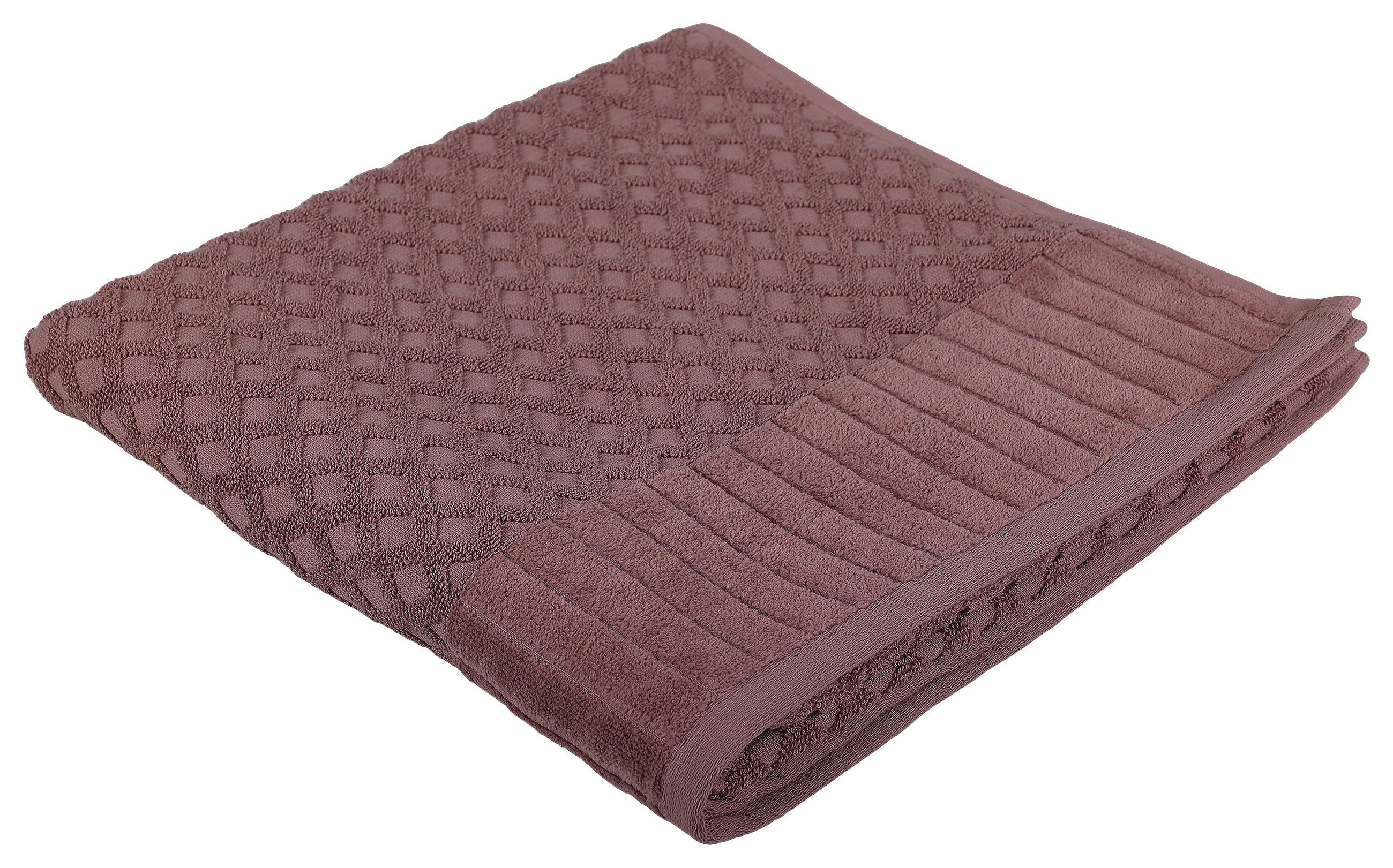 DUSCHTUCH 70/140 cm  - Mauve, Basics, Textil (70/140cm) - Dieter Knoll