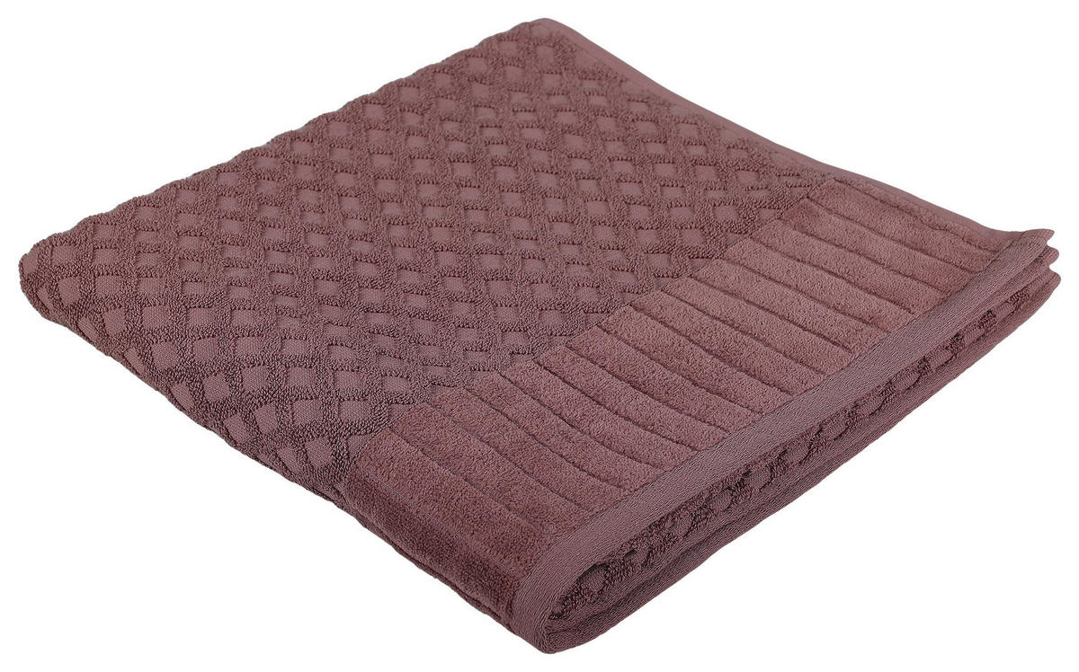DUSCHTUCH 70/140 cm  - Mauve, Basics, Textil (70/140cm) - Dieter Knoll