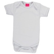 BODY - Weiß/Grau, Textil (74/80) - My Baby Lou