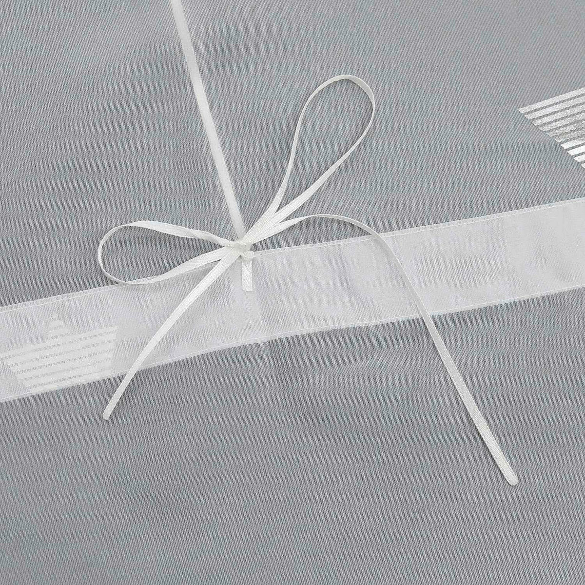 FALTROLLO  transparent  80/130 cm    - Silberfarben/Weiß, Basics, Textil (80/130cm) - Joyswahl