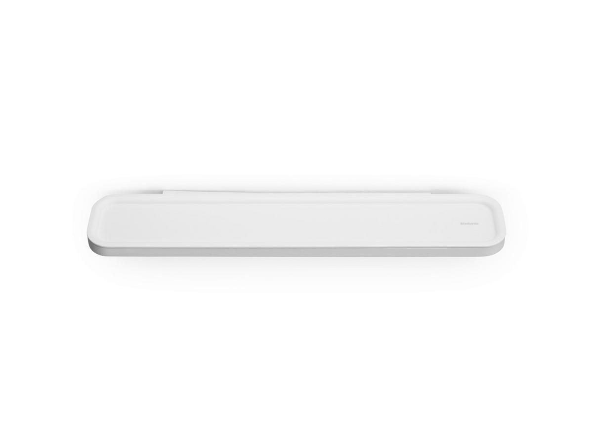 POLICA ZA KUPATILO  metal  - bela, Osnovno, metal (42.1/4.4/8.6cm) - Brabantia