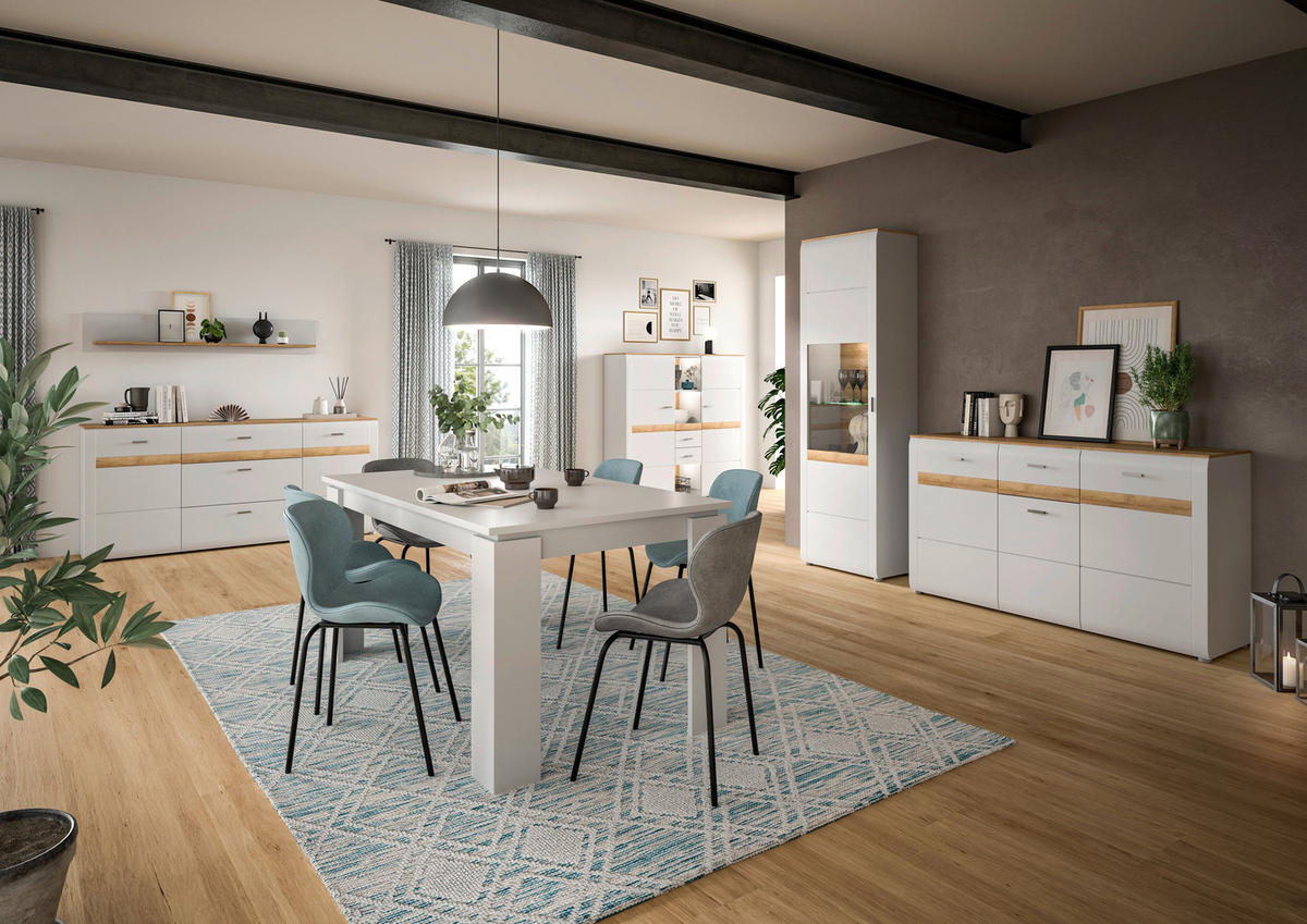 VITRINA,  - Design, kovina/umetna masa (61/202/43cm) - MID.YOU