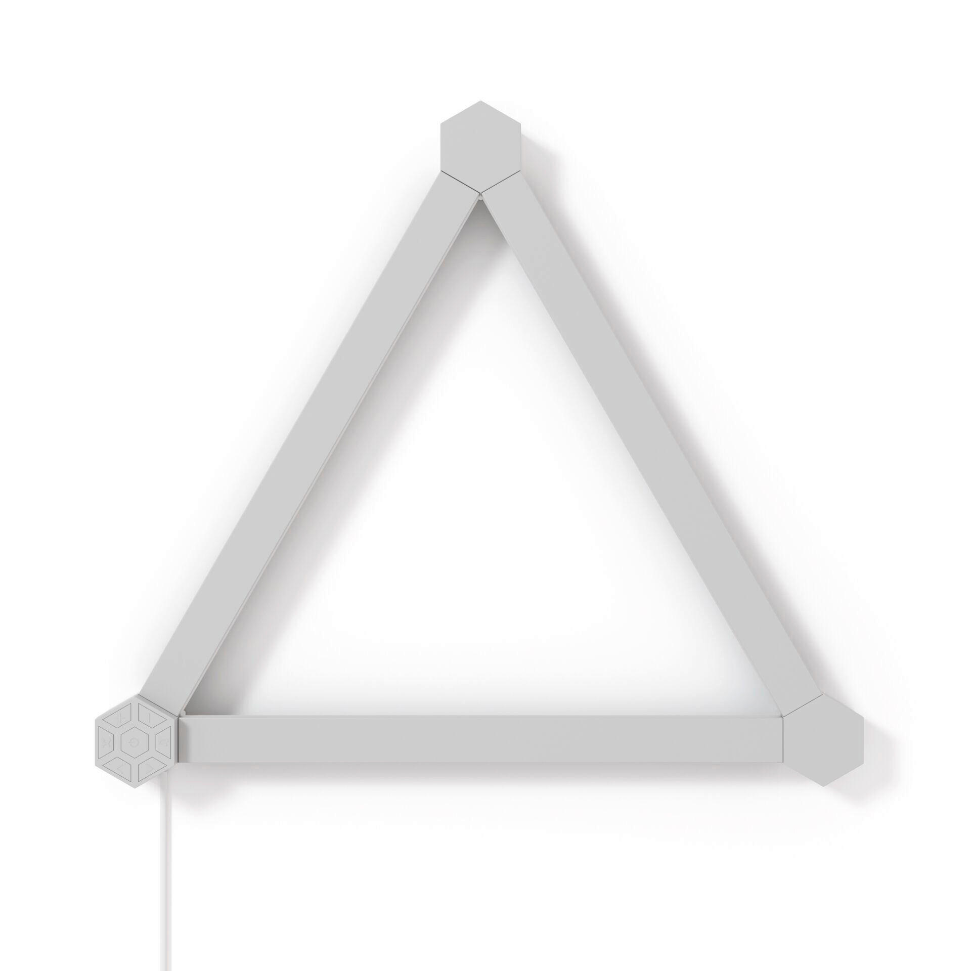 NANOLEAF LINES 3ER SET Erweiterungsset 28.00/0.8/2.0 cm  - Weiß, Basics, Kunststoff (28.00/0.8/2.0cm) - P & B