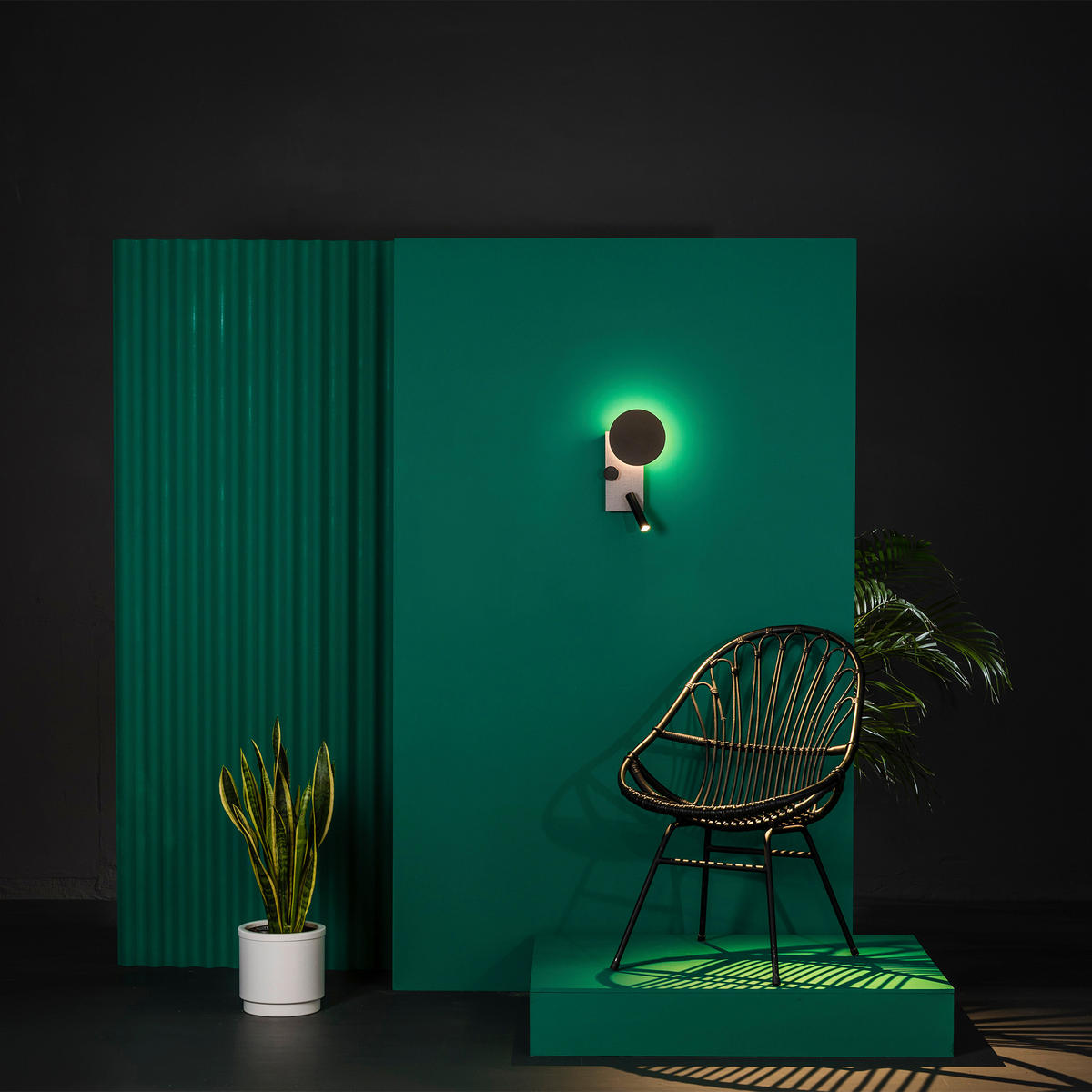 LED-WANDLEUCHTE 27/3/16 cm   - Grau, LIFESTYLE, Metall (27/3/16cm)