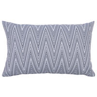 ZIERKISSEN in Blau Fischgrät 40/60 cm  - Blau, Basics, Textil (40/60cm)