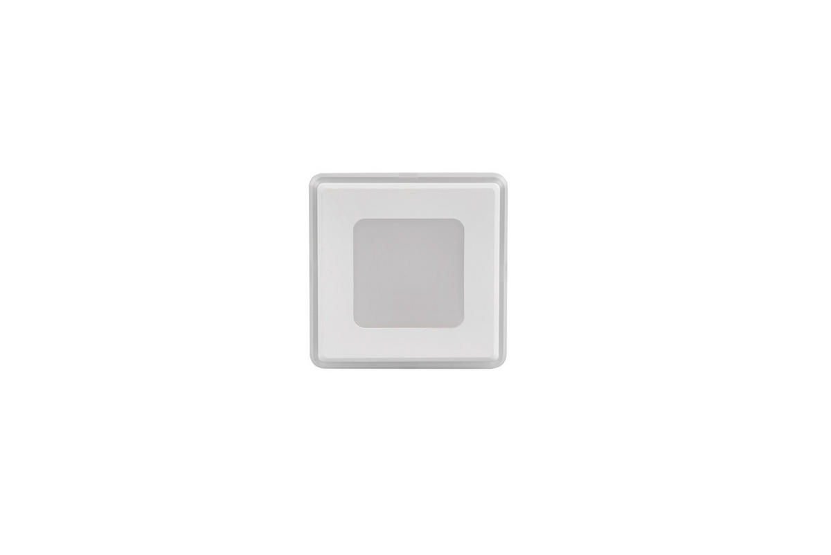 LED-EINBAUSPOT NIMBUS 8,5/8,5/3,9 cm   - Weiß, Design, Kunststoff (8,5/8,5/3,9cm) - Trio Leuchten