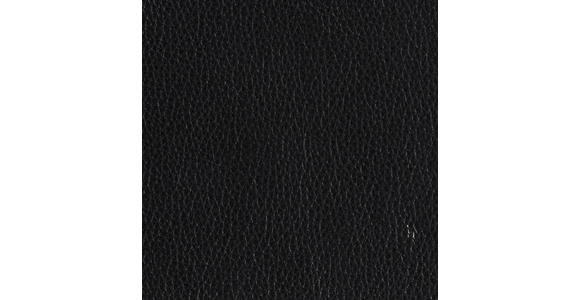 ECKSOFA DUA in Echtleder Schwarz  293/170 cm  - Chromfarben/Schwarz, Design, Leder/Metall (293/170cm) - Novel