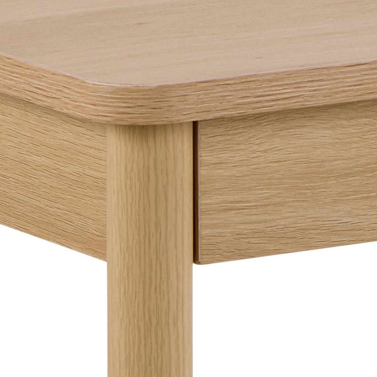 SCHREIBTISCH 110/50/75 cm Weiß, Eichefarben  - Eichefarben/Weiß, MODERN, Holzwerkstoff/Metall (110/50/75cm) - MID.YOU