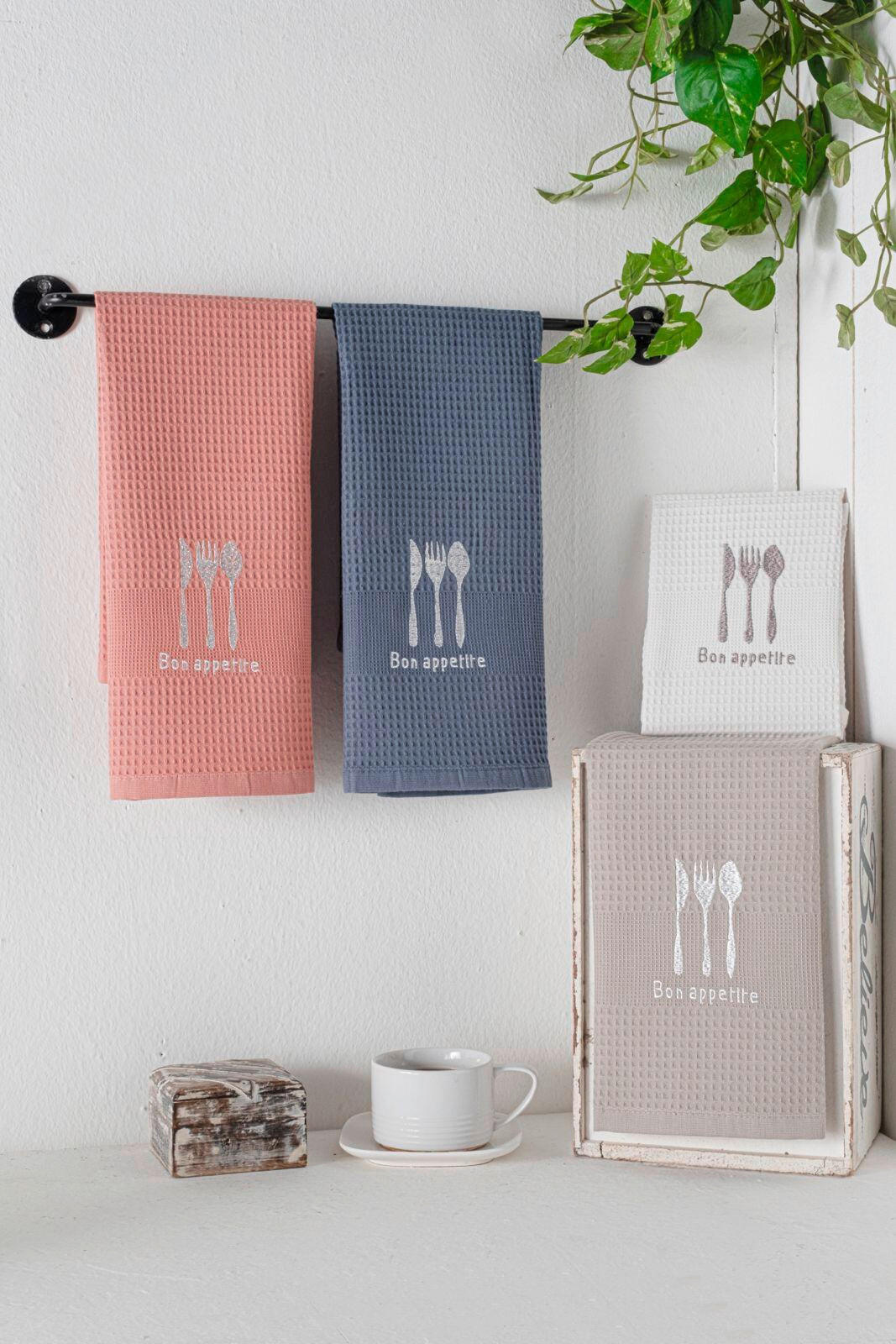 KUHINJSKA KRPA  BON APPETITE  50/70 cm       bela  - bela, Konvencionalno, tekstil (50/70cm)