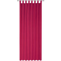 ZAVESA SA PETLJAMA ZA KAČENJE šljiva - šljiva, Dizajnerski, tekstil (135/245cm) - Boxxx