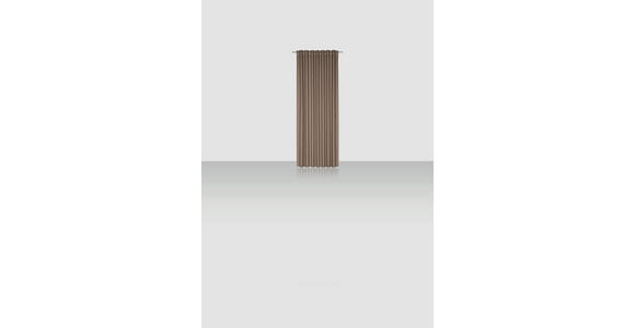 FERTIGVORHANG blickdicht  - Nussbaumfarben/Braun, Basics, Textil (140/255cm) - Novel