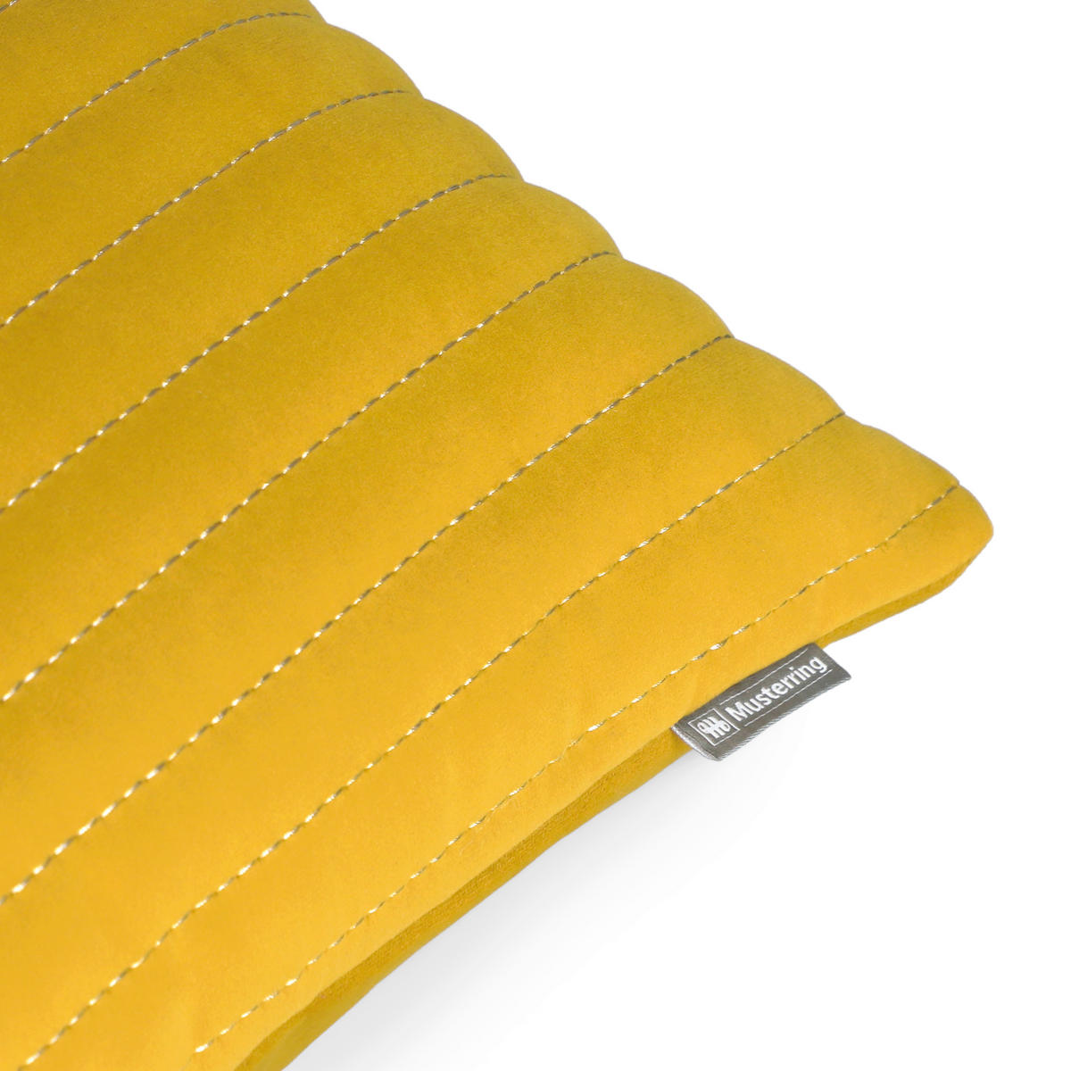 KISSENHÜLLE JustB! Clou 38/58 cm  - Currygelb/Gelb, Design, Textil (38/58cm) - Musterring