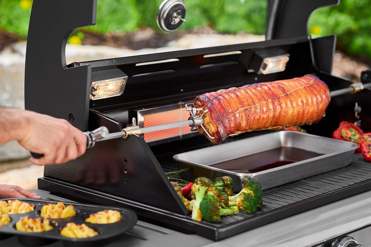 DREHSPIEß - Edelstahlfarben, Basics, Metall (62,5/13,0/11cm) - Rösle