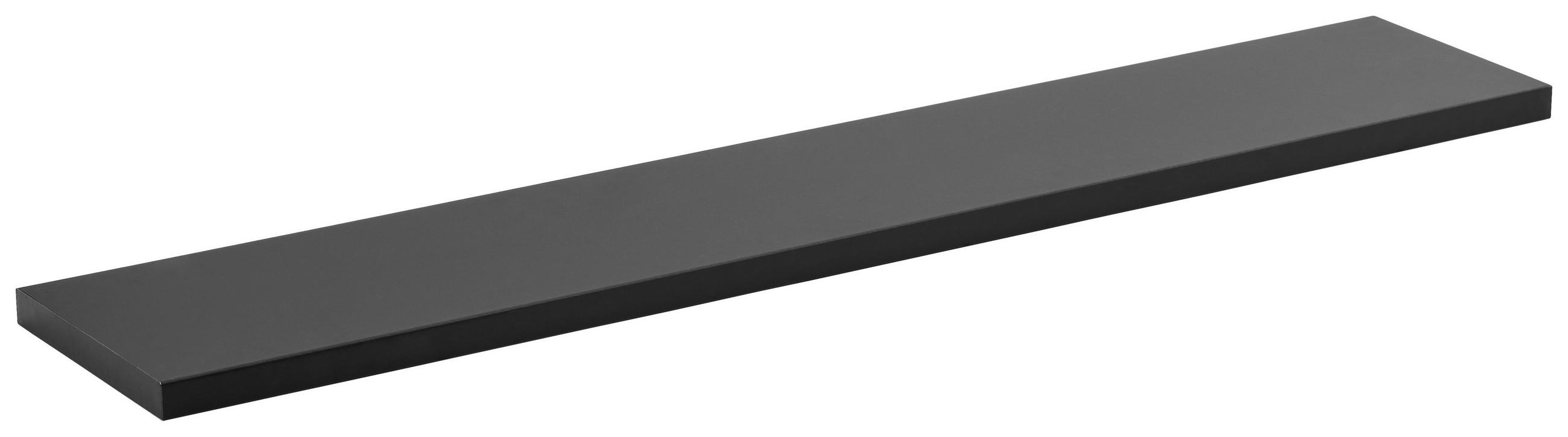 WANDBOARD in 80/1,8/15 cm Schwarz  - Schwarz, KONVENTIONELL, Holzwerkstoff (80/1,8/15cm) - Xora