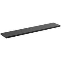 ZIDNA POLICA - crna, Konvencionalno, pločasti materijal (80/1,8/15cm) - Xora