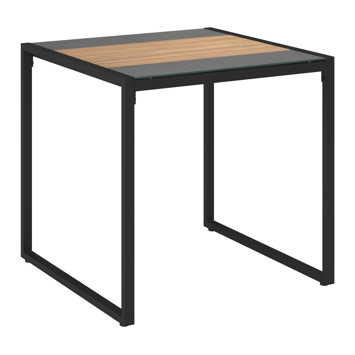 BAŠT. GARNITURA ZA RUČAVANJE 2 dela  - prirodna boja/svetlosiva, Moderno, staklo/metal (181/73/65cm) - Bessagi Garden