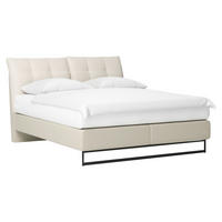 BOXSPRINGBETT 180/200 cm  in Beige  - Beige/Schwarz, Design, Textil/Metall (180/200cm) - Joop!