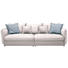 BIGSOFA in Textil Weiß - Weiß, Design, Textil (295/88/134cm) - Hom`in BIGSOFA in Textil Weiß - Weiß, Design, Textil (295/88/134cm) - Hom`in