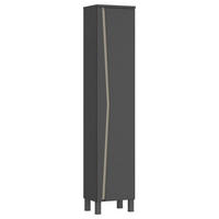 HOCHSCHRANK 40/200/35,3 cm  - Anthrazit/Grau, MODERN, Holzwerkstoff/Kunststoff (40/200/35,3cm) - MID.YOU