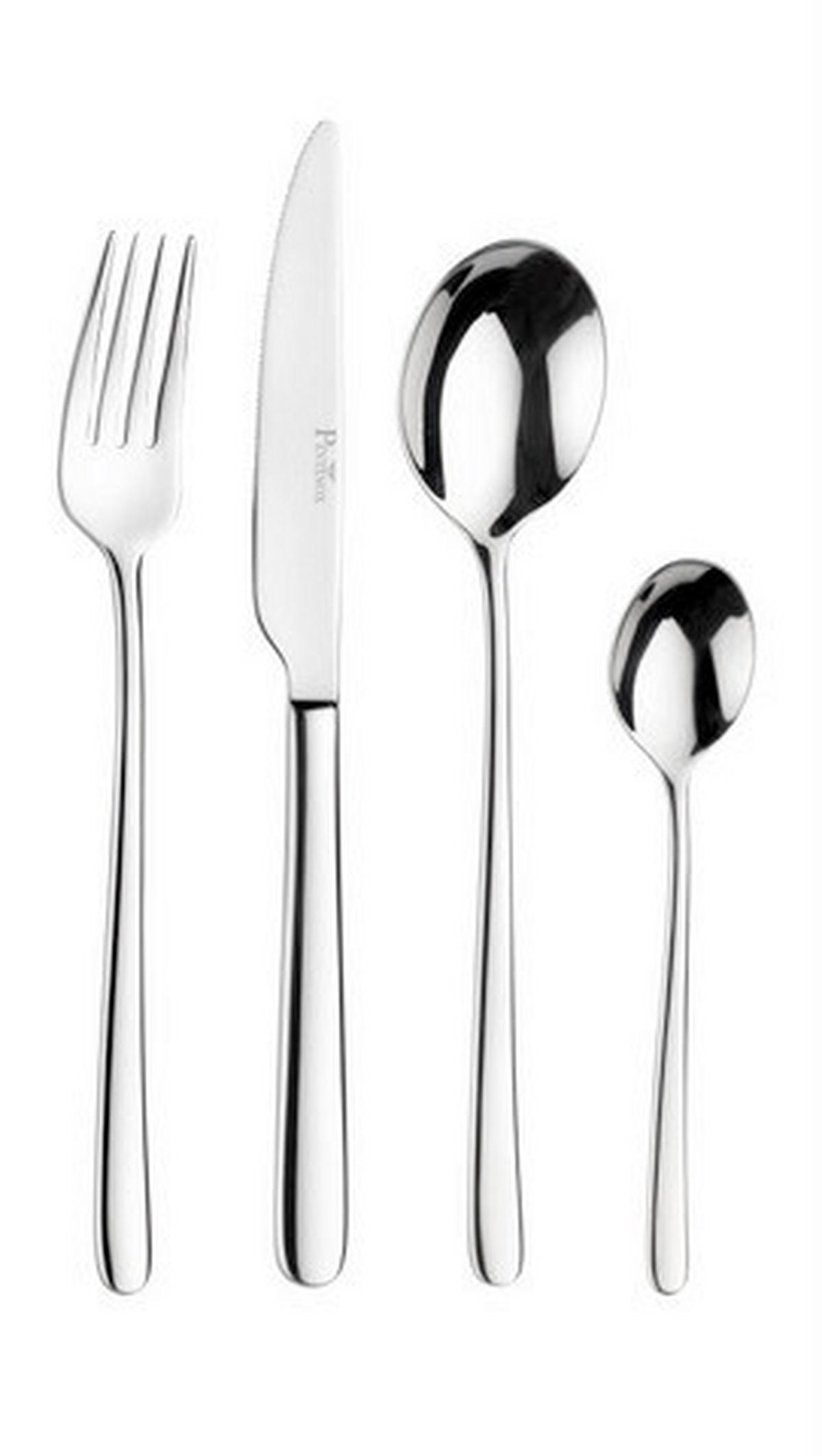 BESTECKSET SKY 24-teilig Stahl  - Edelstahlfarben, Basics, Metall (25,5/7/5,3cm) - Pintinox