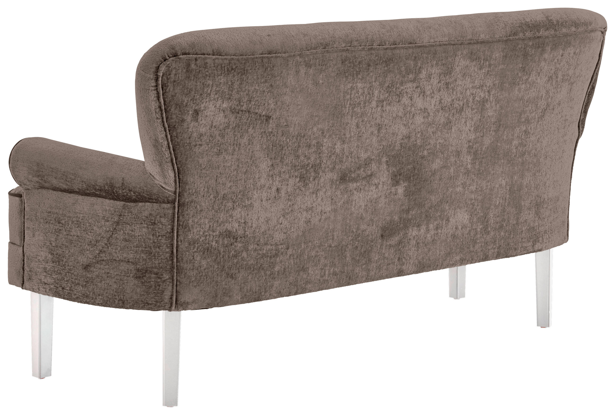 SITZBANK in Holz, Textil Taupe  - Taupe/Weiss, Lifestyle, Holz/Textil (200/91/75cm) - Valdera
