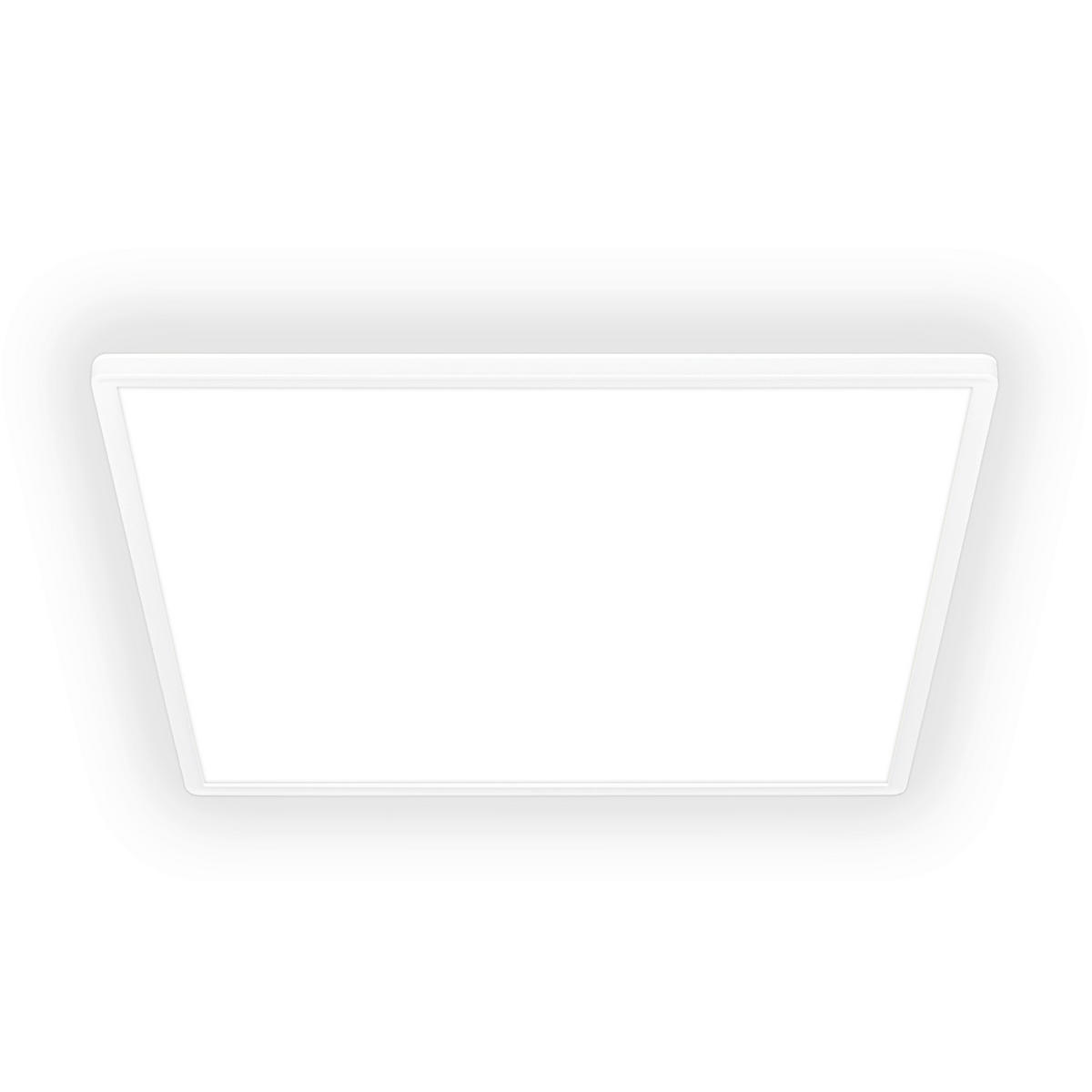 LED-PANEEL Tava 56/56/2,5 cm   - Weiß, Basics, Kunststoff (56/56/2,5cm)