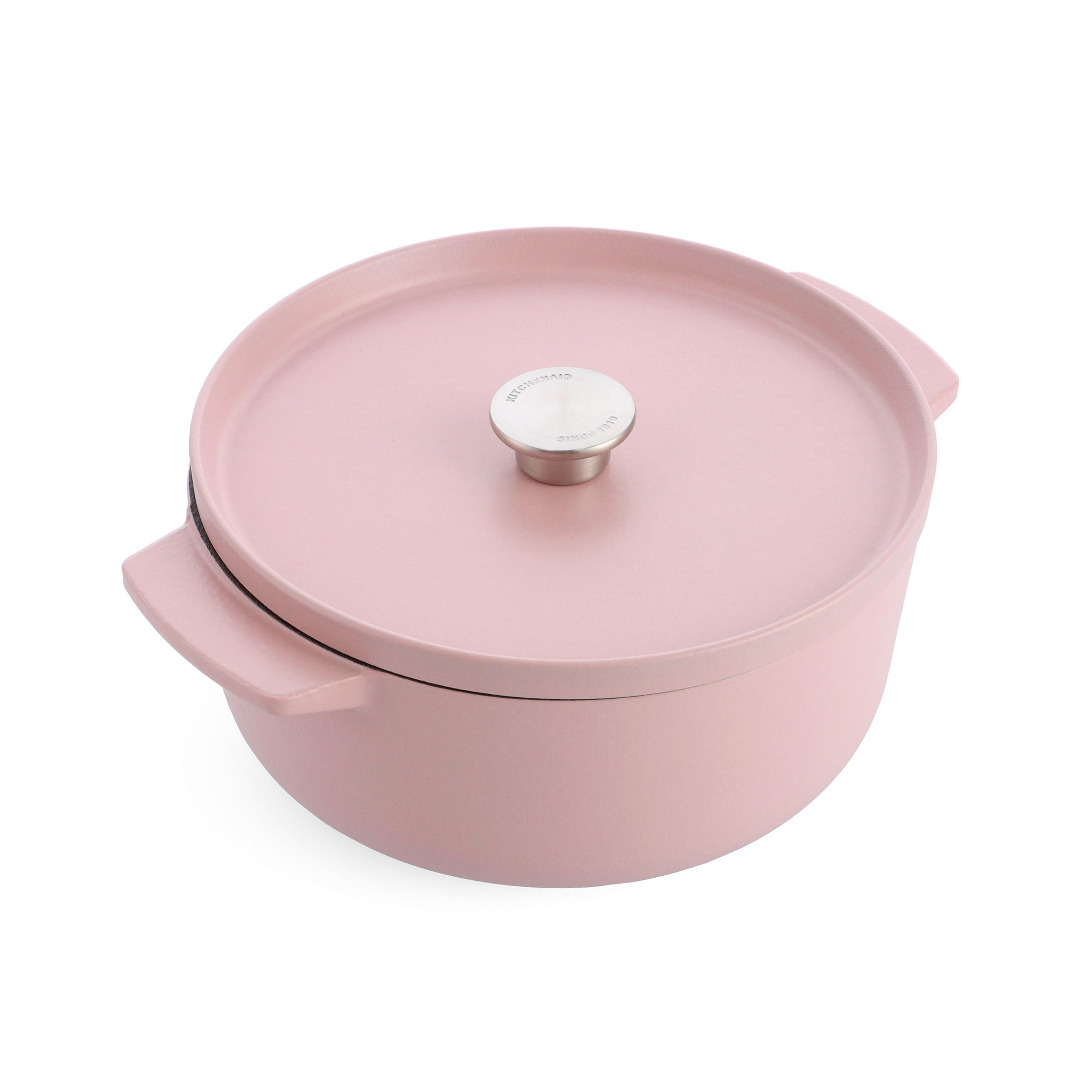 BRÄTER Cast Iron  - Creme/Rosa, Basics, Metall (5.2l) - Kitchenaid