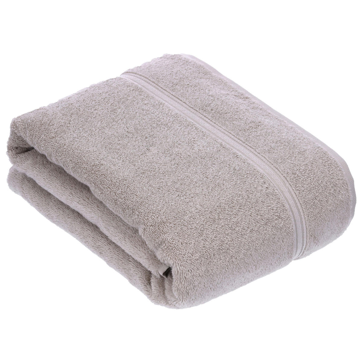 BADETUCH Belief NOS Vossen Wäsche Grau 150/100 cm  - Grau, Basics, Textil (150/100cm) - Vossen