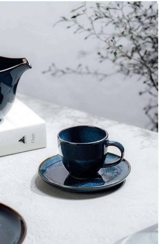 ESPRESSOTASSE 100 ml  - Dunkelblau, LIFESTYLE, Keramik (8,5/6,5/5,5cm) - like.Villeroy & Boch